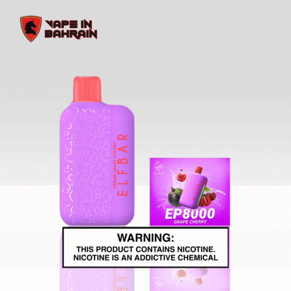 ELF BAR EP 8K 2% GRAPE CHERRY