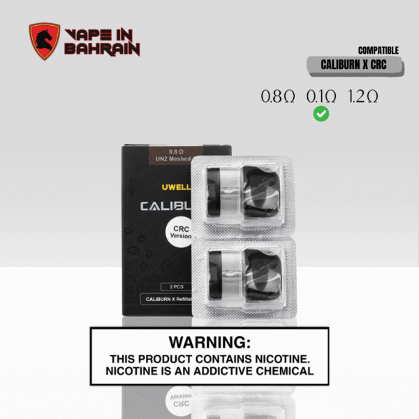 CALIBURN X CARTRIDGE CRC VERSION 1.0 ohms
