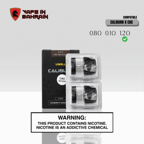 CALIBURN X CARTRIDGE CRC VERSION 1.2 ohms