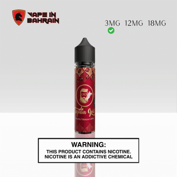 CAPTAIN GOLD 50ML 3MG CREAMY TOBACCO COFFEE
