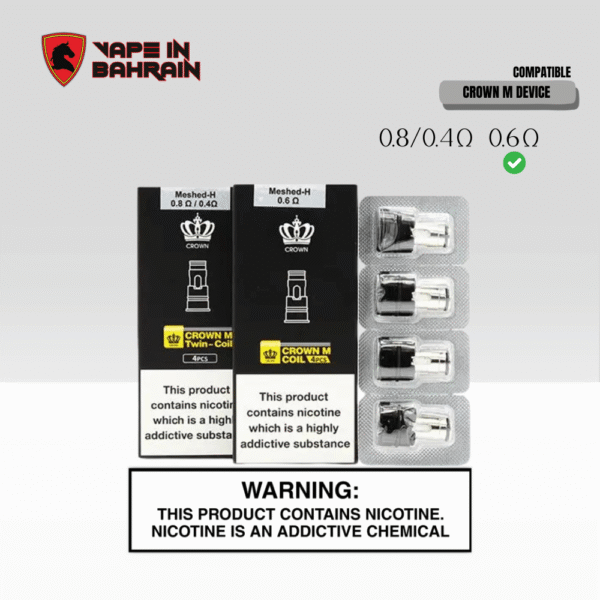 CROWN M MESHED-H COIL 0.6 ohms
