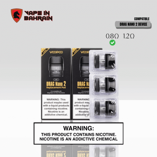 VOOPOO DRAG NANO 2 PODS 0.8 ohms