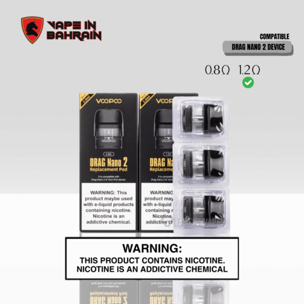 VOOPOO DRAG NANO 2 PODS 1.2 ohms