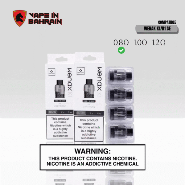 WENAX K1 CARTRIDGE 0.8 ohms