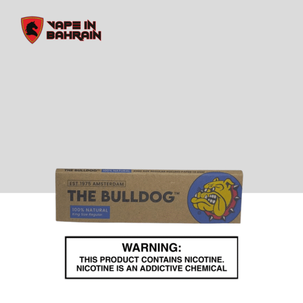 THE BULLDOG 100% NATURAL KING SIZE REGULAR PAPER