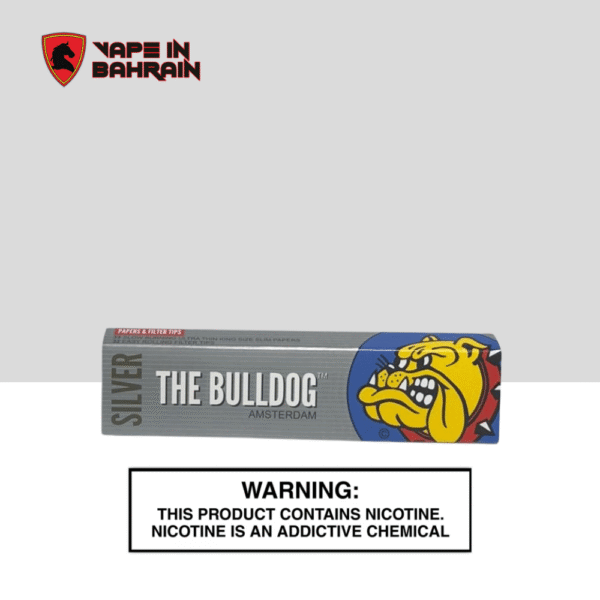 THE BULLDOG SILVER KING SIZE PAPERS & FILTER TIPS