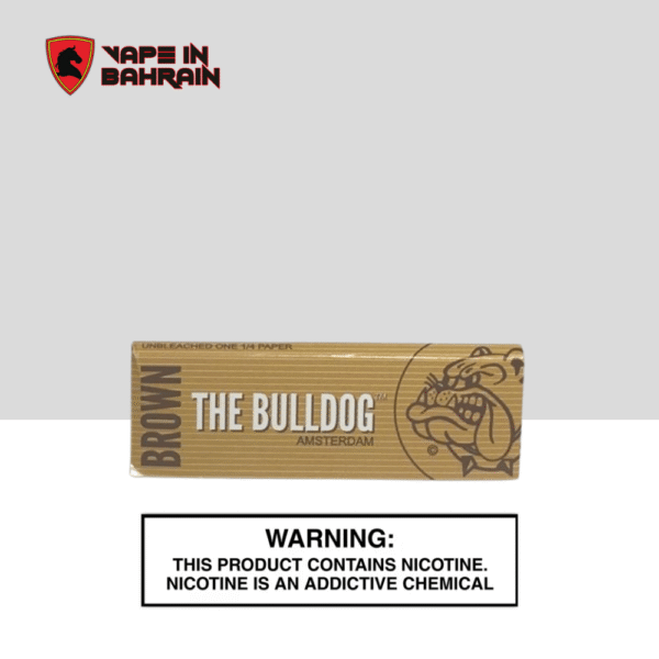THE BULLDOG BROWN UNBLEACHED ONE 1/4 PAPER